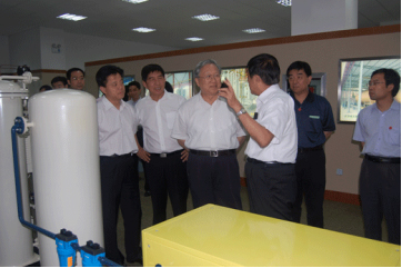 中科院路甬祥院长考察苏净