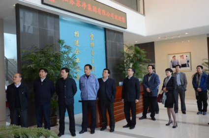 国务院国资委产权局陶瑞芝副局长视察苏净集团